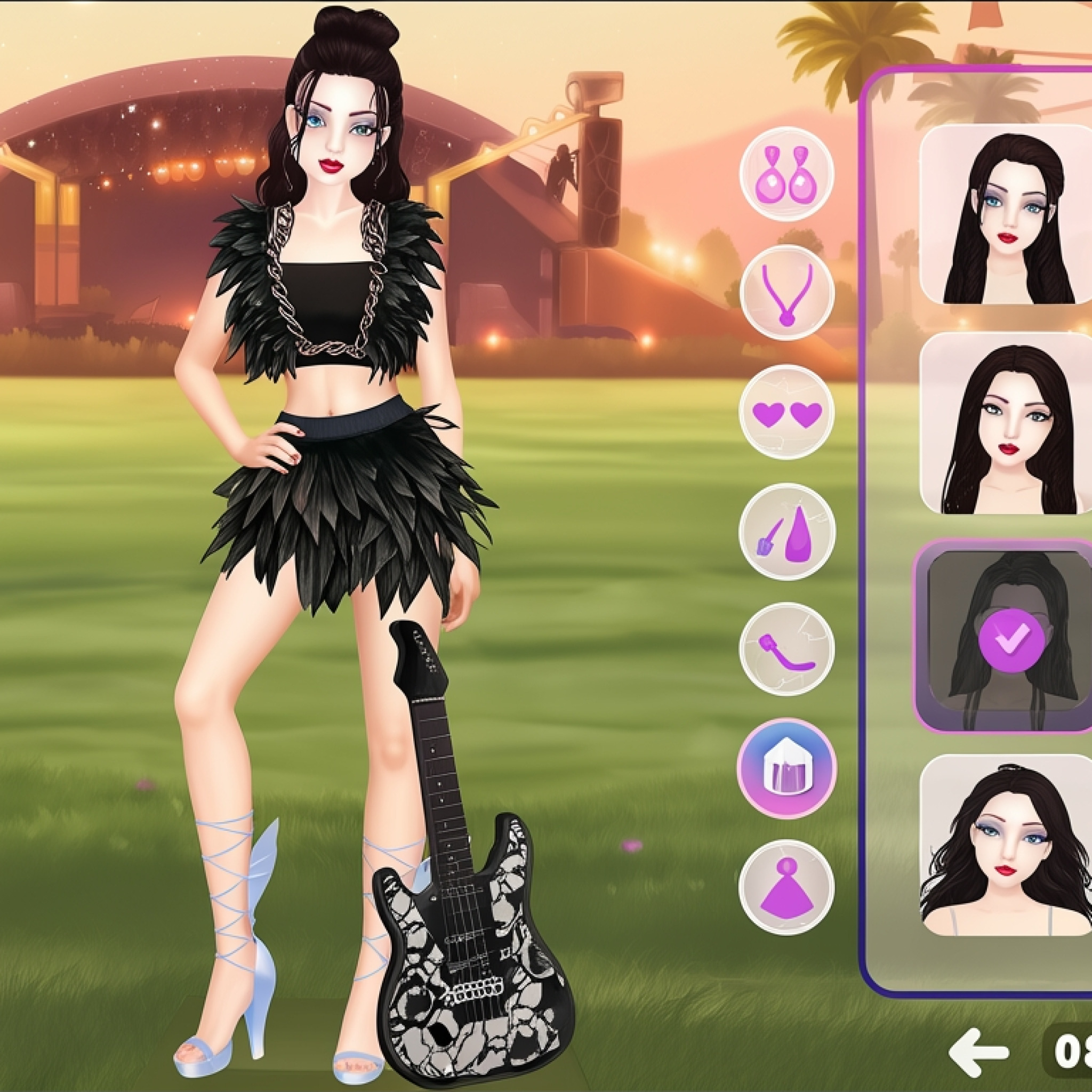 Black Pink Coachella Fashionista