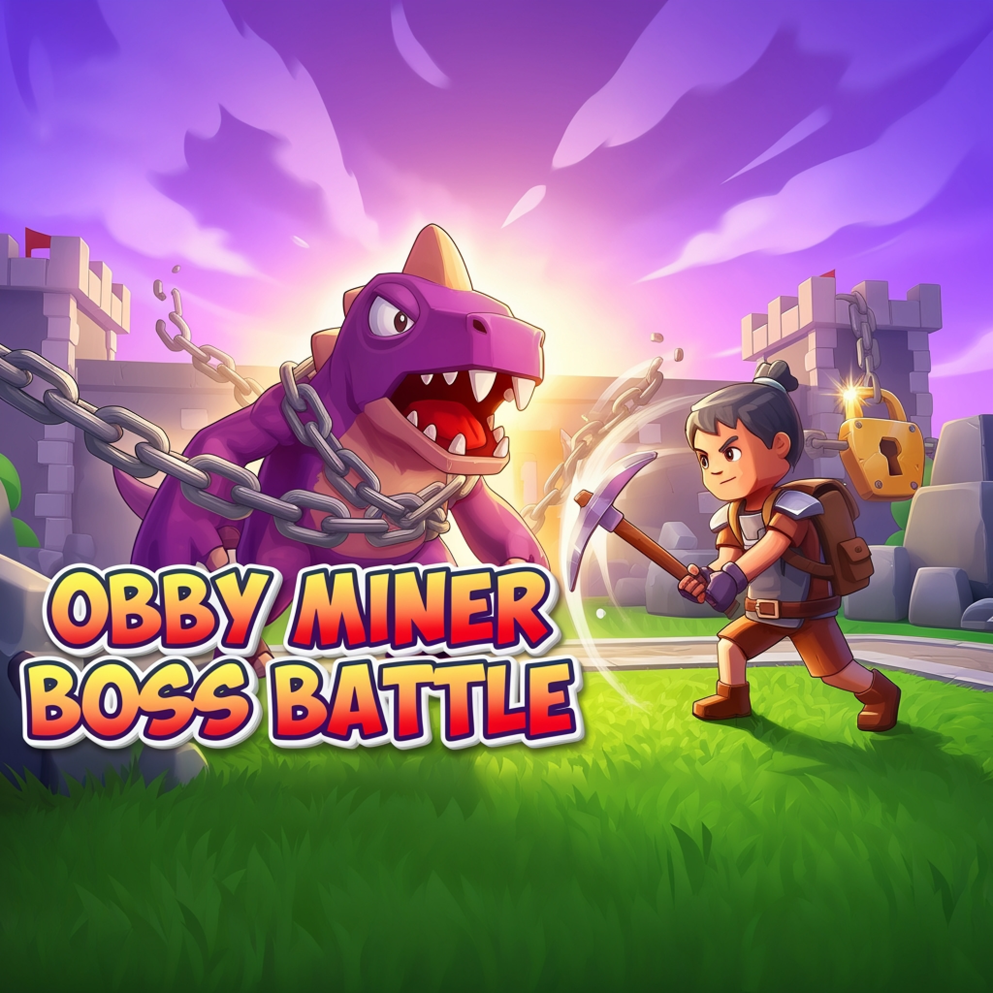 Obby Miner: Boss Battle