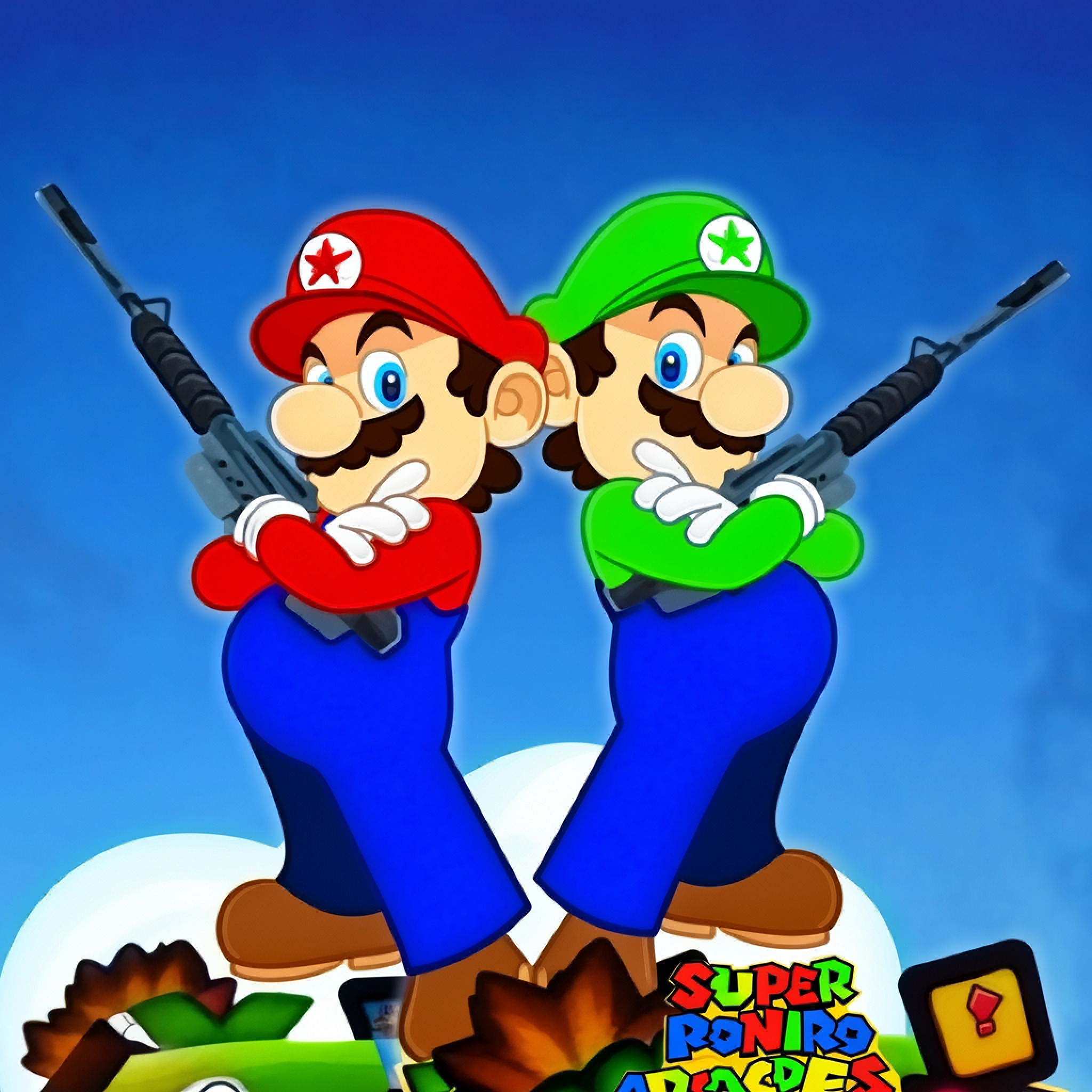 Super Mario Toon Arcades (2 Player)