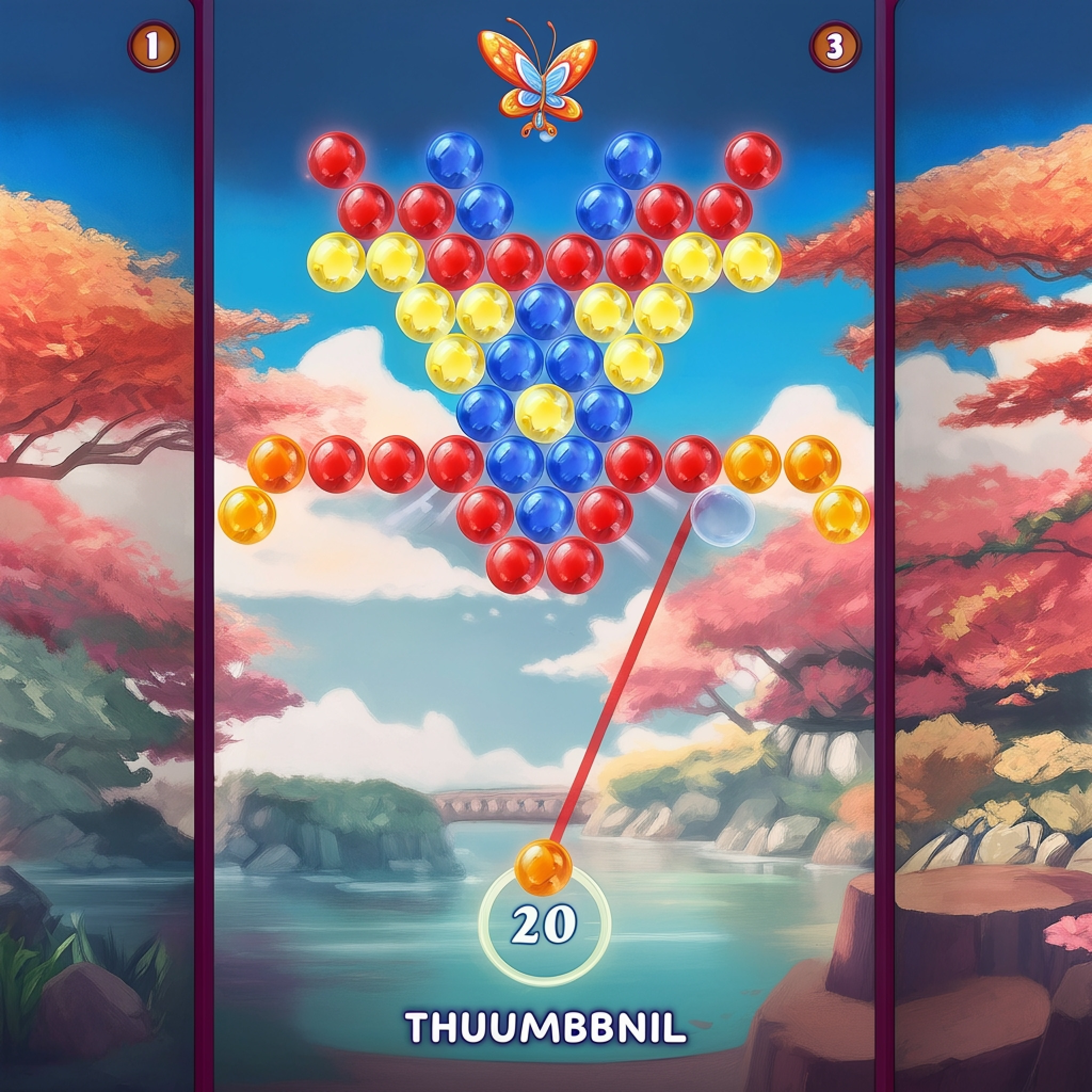 Bubble Shooter Butterfly