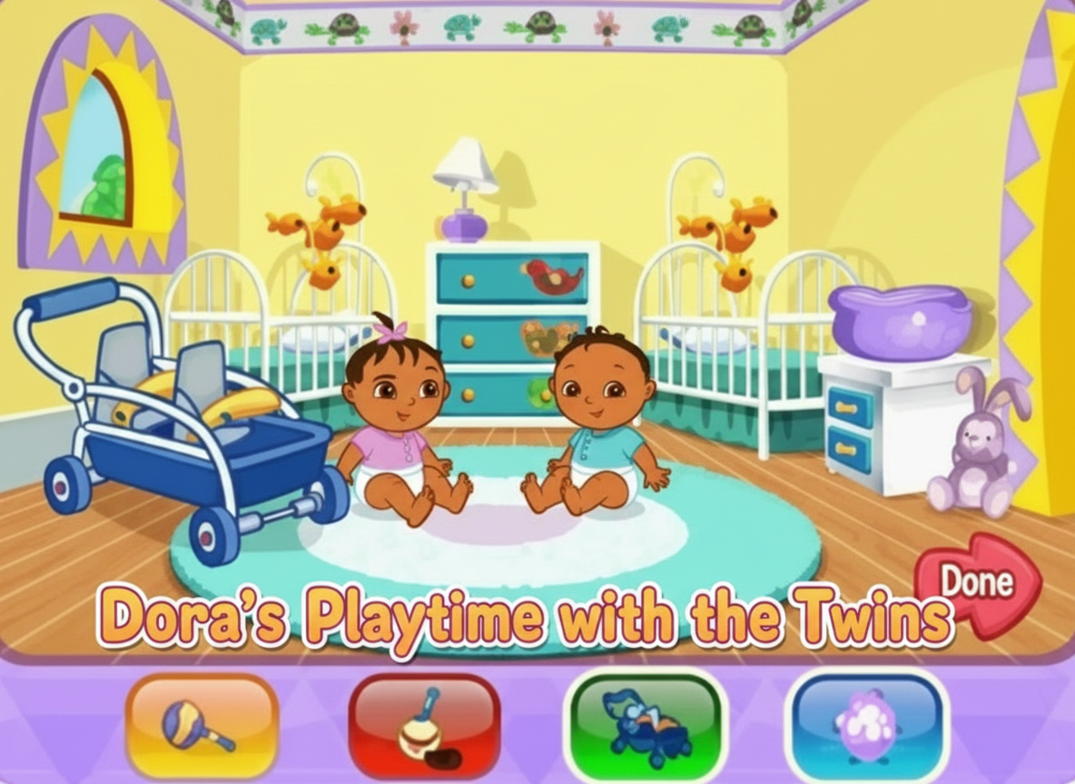 Dora’s Playtime with the Twins