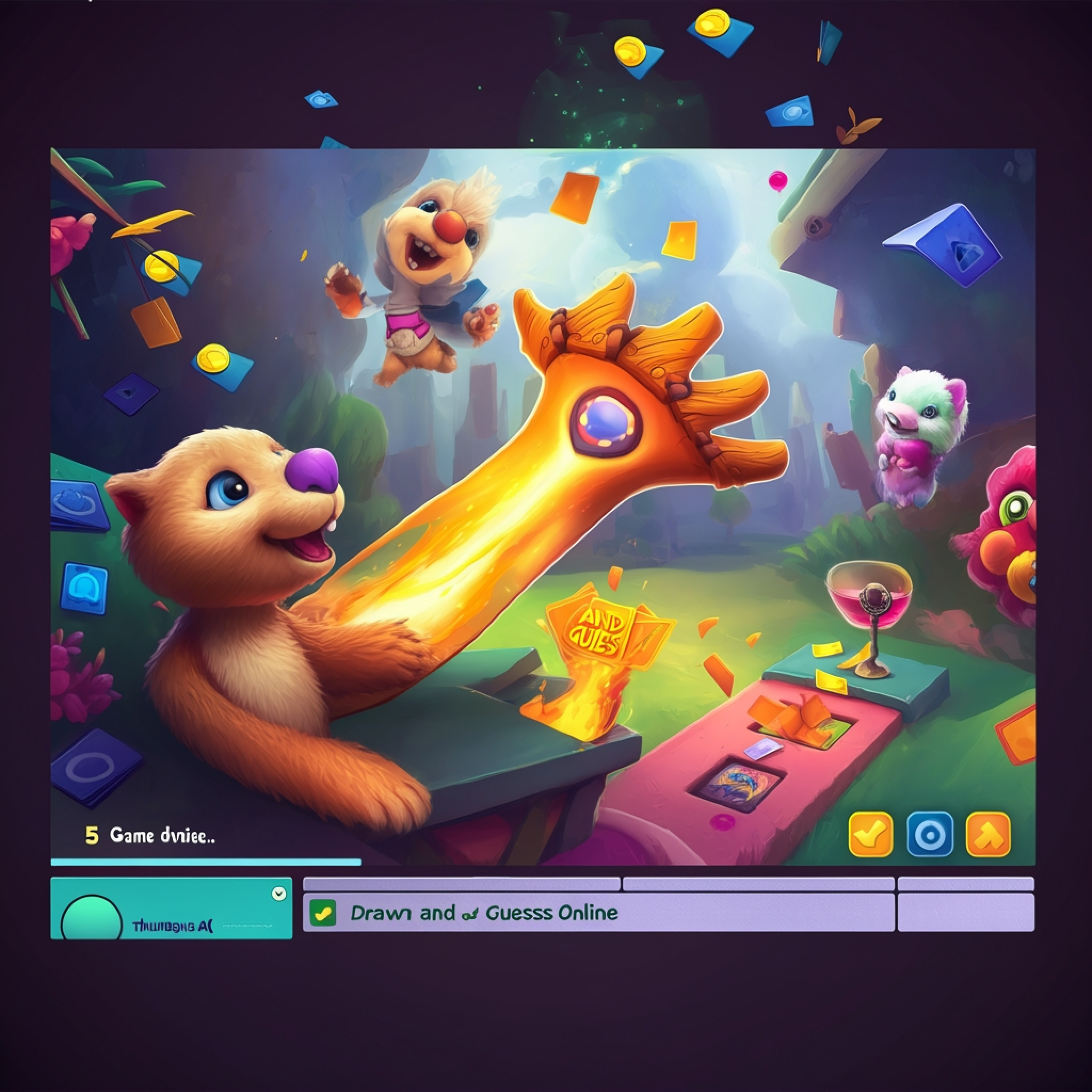 Draw and Guess Online