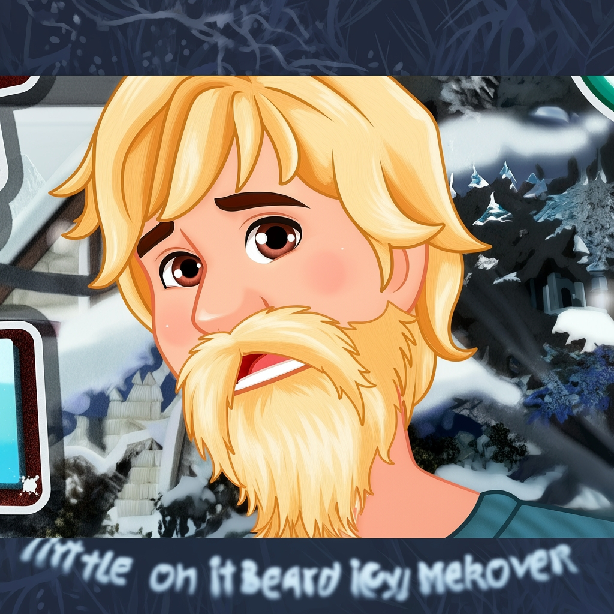 Kristoff Icy Beard Makeover