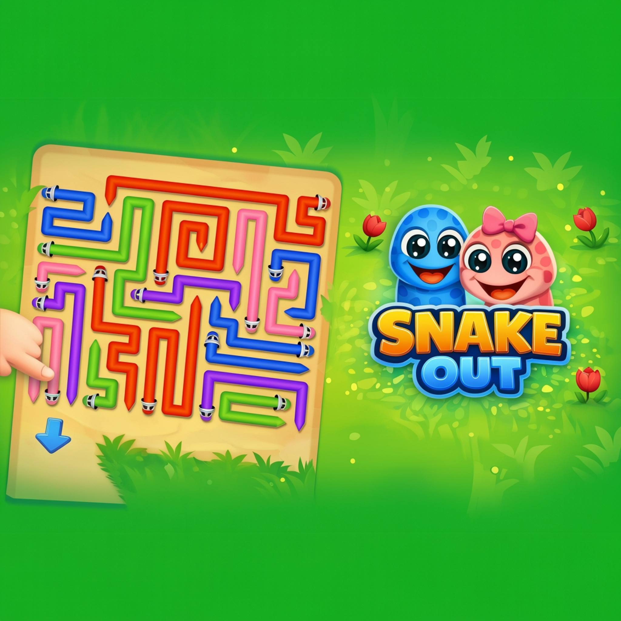 Snake Out: Maze Escape